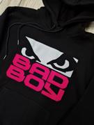 BAD BOY Logo fuxia FOuTER KOuKOuLA - black